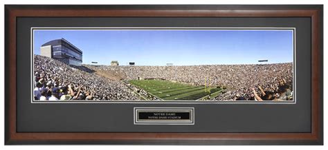 notre dame framed pictures|notre dame stadium framed photo.